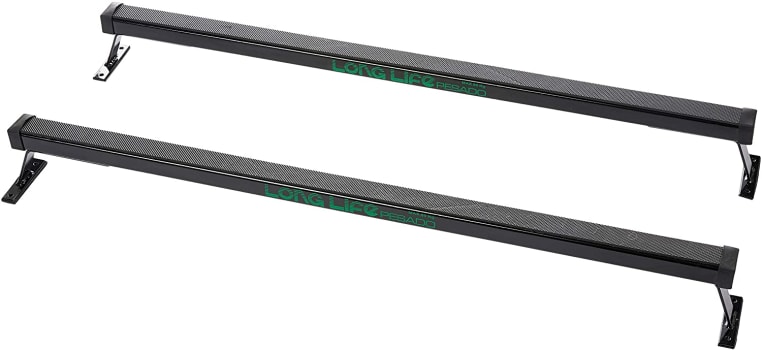  Rack Long Life Em Aço Para Carros Com Encaixe Ou Espera Para Rack Furgões E Vans Fura Teto - Barra 1200 Mm 