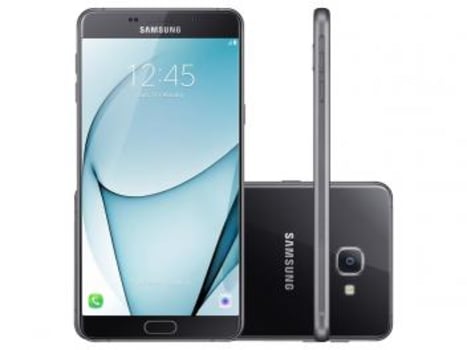 Smartphone Samsung Galaxy A9 32GB Preto Dual Chip - 4G Câm. 16MP + Selfie 8MP Tela 6" FHD Octa Core 