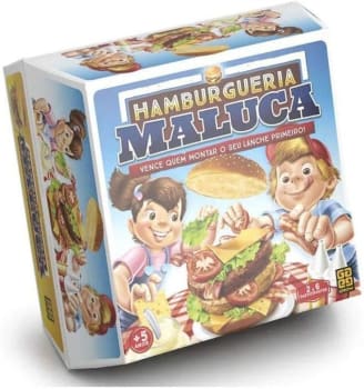 Jogo de Tabuleiro Hamburgueria Maluca 3574 - Grow