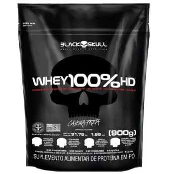 Whey 100% Hd Refil 900g Black Skull - Whey Protein - Magazine {{route.pmdStoreName}}Logo LuLogo Magalu