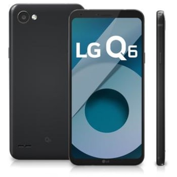 Smartphone LG Q6 LGM700TV Preto Dual Chip Android 7.0 4G Wi-Fi 32GB