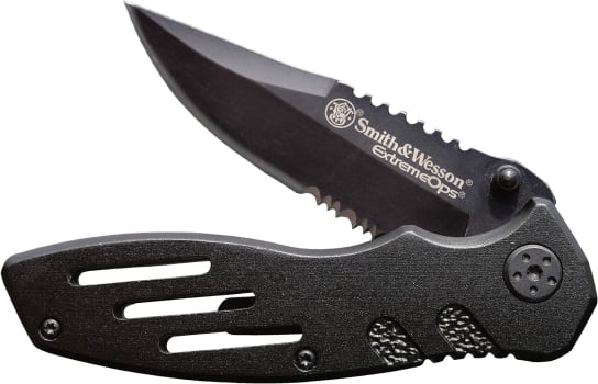 Smith & Wesson Faca Dobrável Extreme Ops SWA24S, Preto