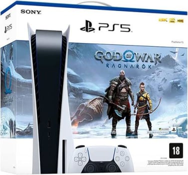 Console Playstation 5 Físico 825GB + Jogo God Of War: Ragnarok - SONY - Magazine Ofertaesperta