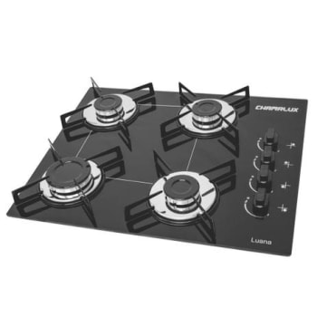 Fogão Cooktop 4 Bocas Chamalux Preto Bivolt - Magazine Ofertaesperta