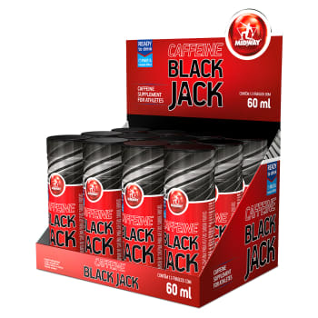 Termogênico Shot Cafeína Black Jack Midway 60mL c/ 12 unidades