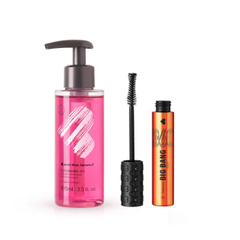 Combo Make Quem Disse, Berenice? Máscara de Cílios Big Bang 360 + Demaquilante Cleasing Oil 105ml