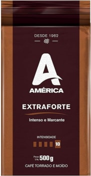 Café Torrado e Moído América Vácuo Extraforte 500 g