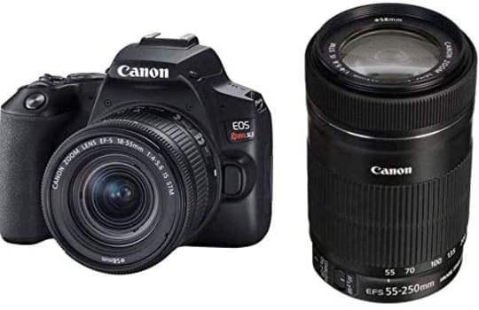 Kit Premium Canon EOS Rebel SL3 4K + Lentes 18-55mm e 55-250mm IS STM
