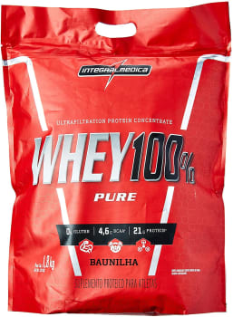 Whey 100% Pure Pouch 1.8Kg Baunilha - Integralmedica 1.8Kg