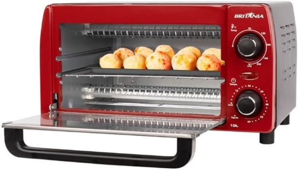 Forno Elétrico BFE10V, 10L, 220V - Britânia (Vermelho)