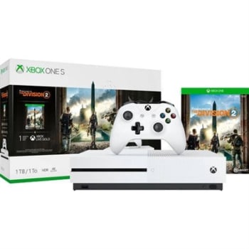 Console Xbox One S 1TB + The Division 2 Branco - Microsoft