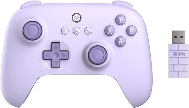 Controle Wireless 8BitDo - Ultimate C (Roxo) - 81HC01