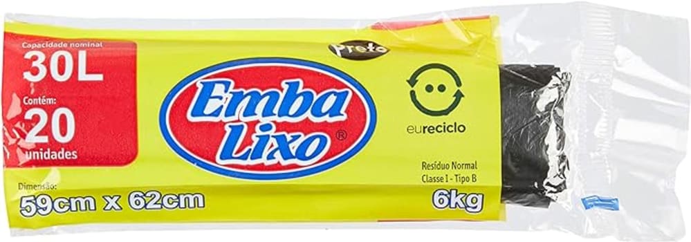 Embalixo Saco Lixo Eu Reciclo 30 Litros