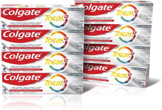 Creme Dental Colgate Total 12 Clean Mint 90g - 4 Unidades