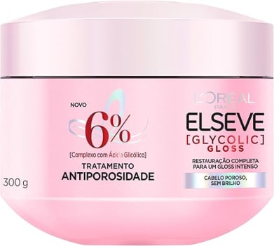 Creme de Tratamento L'Oréal Paris Elseve Glycolic Gloss - 300g