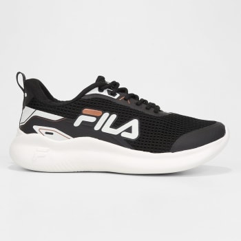 Tênis Fila Gear Feminino - Preto+Branco