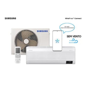 Ar Condicionado Split Inverter Samsung WindFree Sem Vento 12000 BTU/h AR12BVFAAWKNAZ