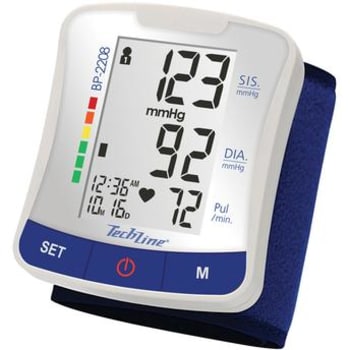 Monitor de Pressão de Pulso Techline BP-2208 com 120 Memórias