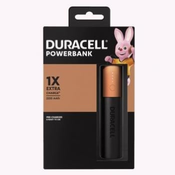 Carregador Duracell Portátil Power Bank 3350 mAh - Magazine Ofertaesperta