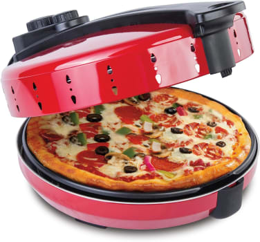 Forno Pizza, Temporizador De 30 Minutos Com Desligamento Automático, Controle De Temperatura, 30cm, 1200W, 110V - Hamilton Beach (Vermelho)