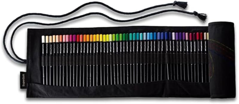 Estojo de Tecido com 72 Ecolápis de Cor SuperSoft Faber-Castell