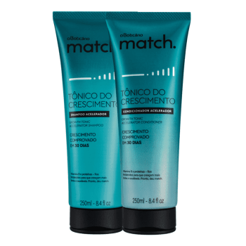 Combo Match Tônico do Crescimento: Shampoo + Condicionador