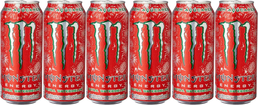 Pack de Monster Ultra Watermelon 473ml - 6 Unidades