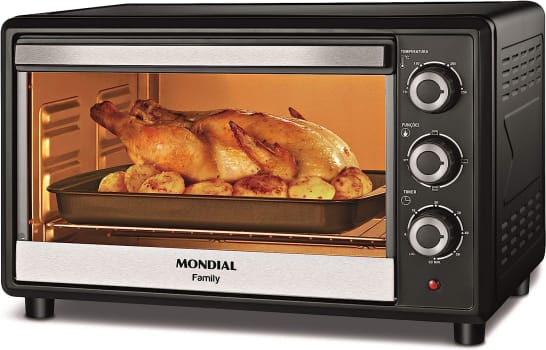 Forno Elétrico Mondial Family II, 36L, 127V (Preto)