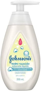 10 Unidades Sabonete Líquido Recém Nascido Johnson'S Baby 200ml