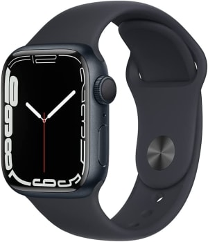  Apple Watch Series 7 (GPS), Caixa em alumínio meia-noite de 41 mm com Pulseira esportiva meia-noite 