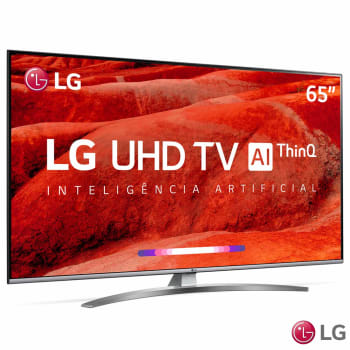Smart TV 4K LG LED 65” Ultra Surround TV WebOS 4.5 Upscaler 4K HDR Ativo e Wi-Fi - 65UM7650PSB