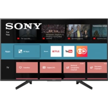 Smart TV LED 55" Sony KD-55X705F Ultra HD 4K com Conversor Digital 2 HDMI 3 USB Wi-Fi 60Hz - Preta