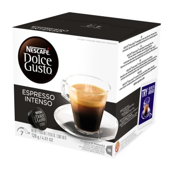 4- Caixas de Café Expresso Instantâneo Nescafé Dolce Gusto Espresso Intenso 16 Cápsulas