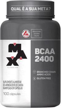 BCAA 2400 100 Cáps - Max Titanium