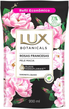 Sabonete Liquido Lux Rosas Francesas 200ml Refil