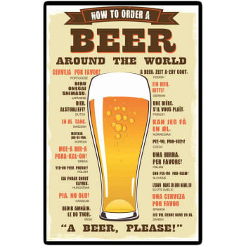 Placa Decorativa 5080 A Beer Please - at.home