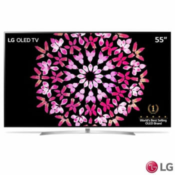 Smart TV 4K LG OLED 55” Ultra HD com Controle Smart Magic, WebOS 3.5, Dolby Atmos e Wi-Fi - OLED55B7P
