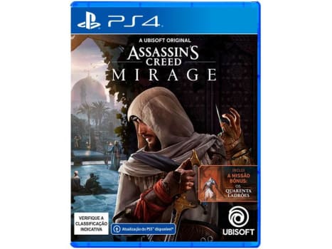 Assassins Creed Mirage para PS4 Ubisoft - Lançamento - Jogos de Ação - Magazine