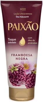 Paixão Hidratante Desodorante Corporal Framboesa Negra Hibisco Branco 200 Ml