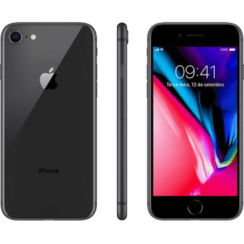 iPhone 8 64GB Cinza Espacial Tela 4.7" IOS 4G Câmera 12MP - Apple