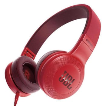 Fone de Ouvido JBL E35 On Ear Dobrável – Vermelho