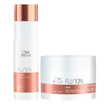 Wella Professionals Fusion Kit Shampoo + Máscara 250 ml - Magazine Ofertaesperta