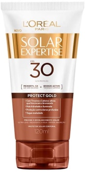 Protetor Solar Corporal L'Oréal Paris Solar Expertise Protect Gold FPS 30, 120ml