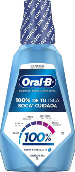 Oral-B Enxaguante Bucal 100% De Sua Boca Cuidada 1L