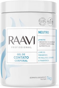 Gel de Contato Neutro, Raavi, 1Kg