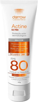 Protetor Solar Actine Darrow Ultra FPS80 - 40g