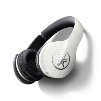 Headphone Yamaha HPH-PRO400 Branco com Adaptador P10 Banhado a Ouro