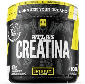 Atlas Creatina - 300g - 100% Pura