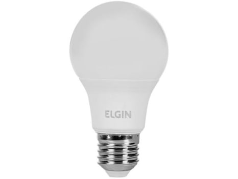 Lâmpada de LED Elgin Branca E27 9W - 6500K Bulbo A60 - Magazine Ofertaesperta