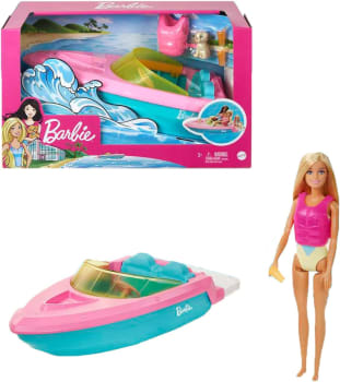 Barbie Boneca Barco para crianças a partir de 3 anos